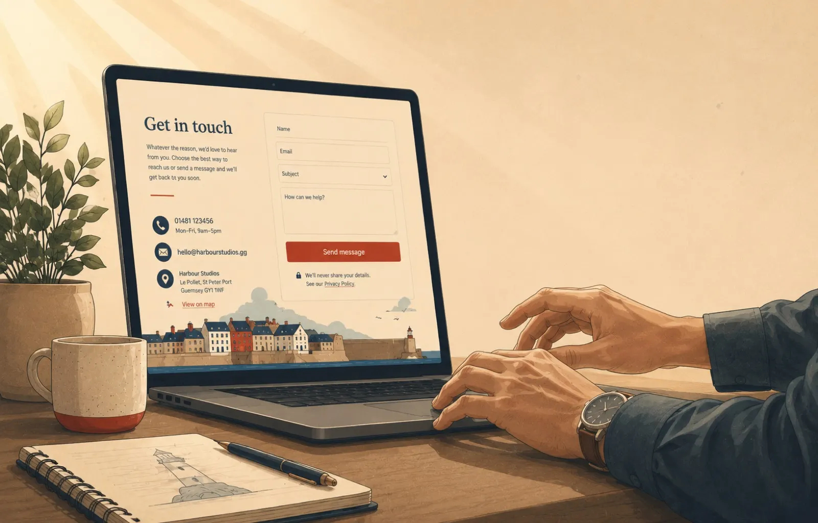 Seven contact page design tips visitors will love
