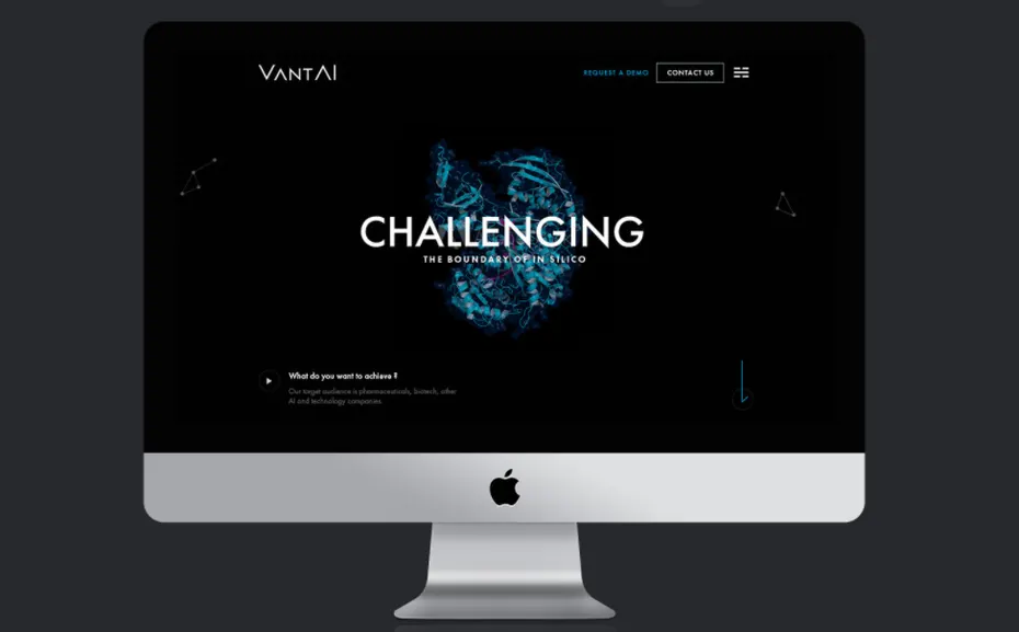 Abstract hero image design