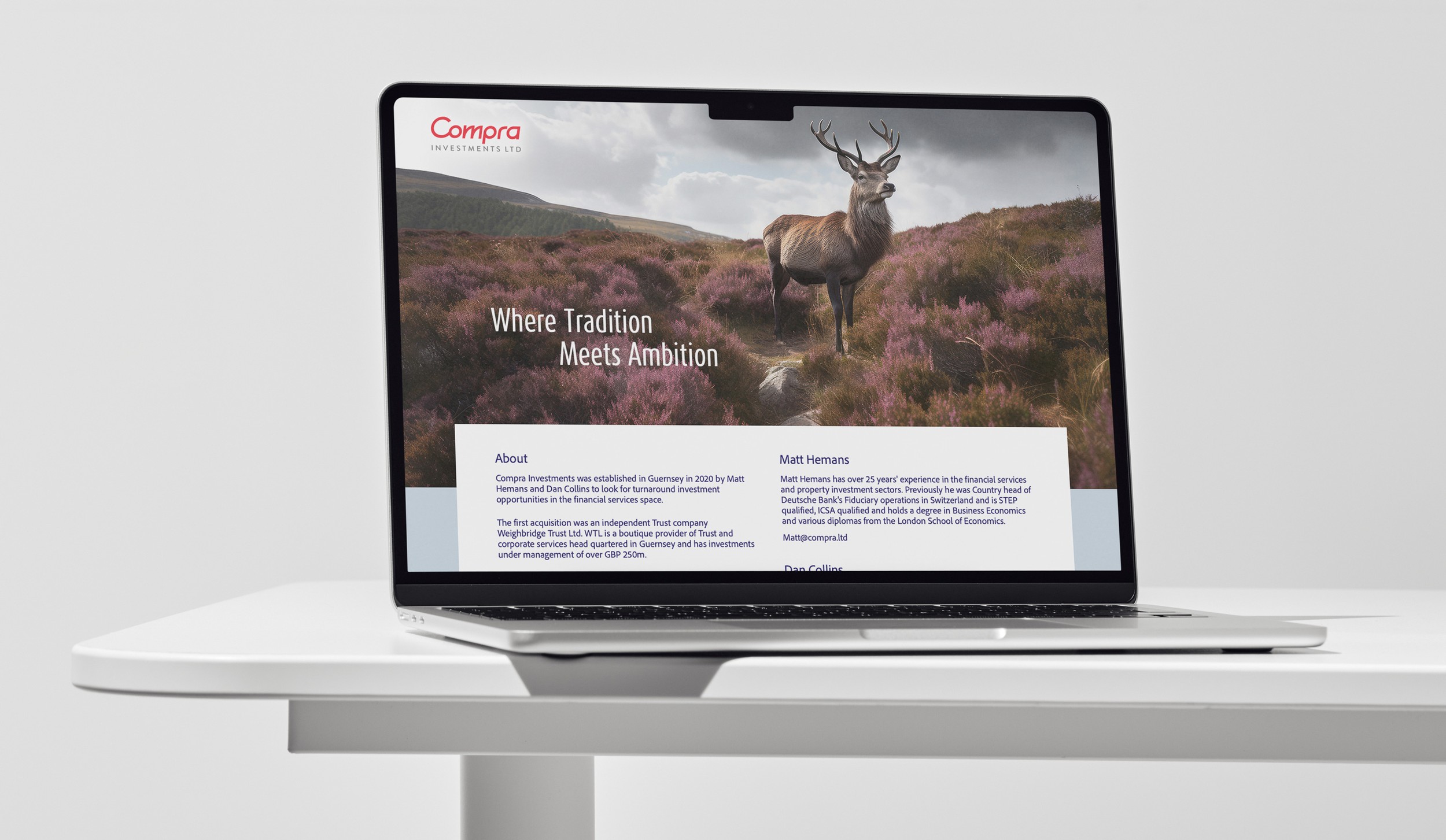 Compra Investments website