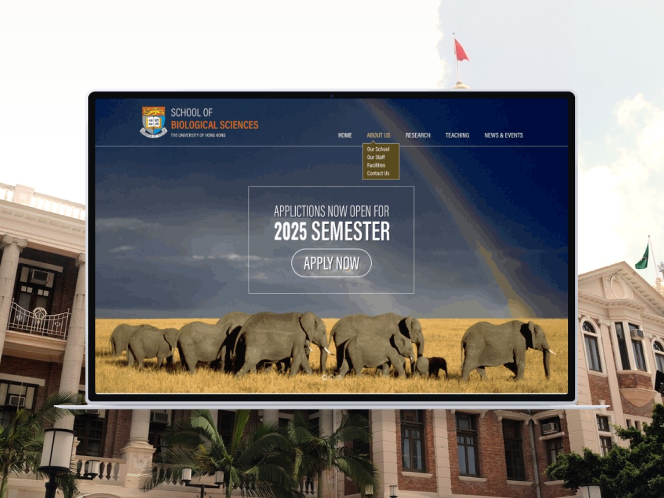 HKU School of Biological Sciences website
