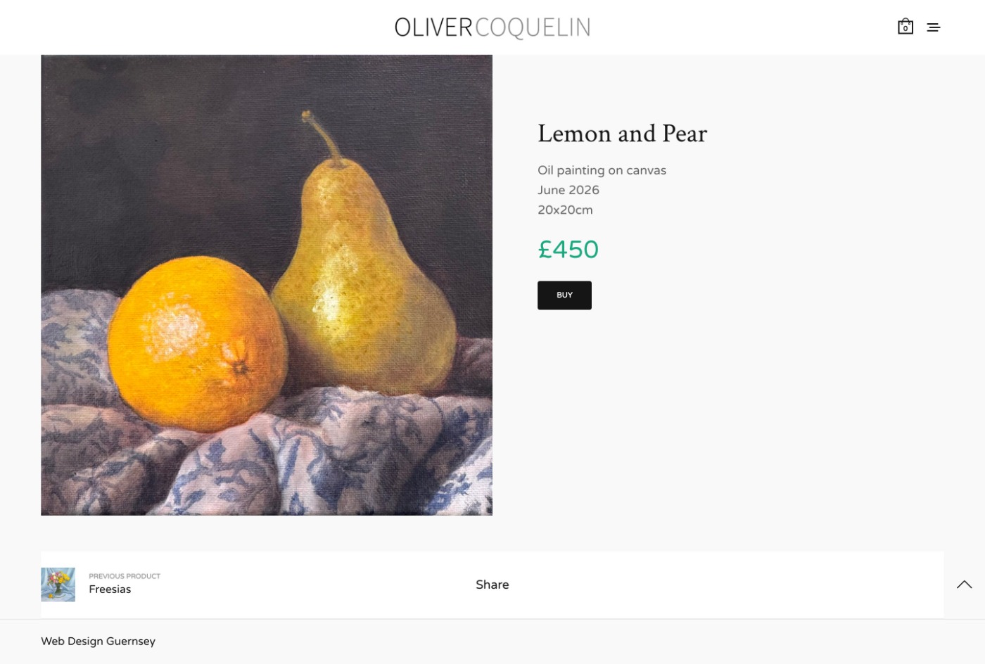 Oliver Coquelin — Lemon and Pear product page