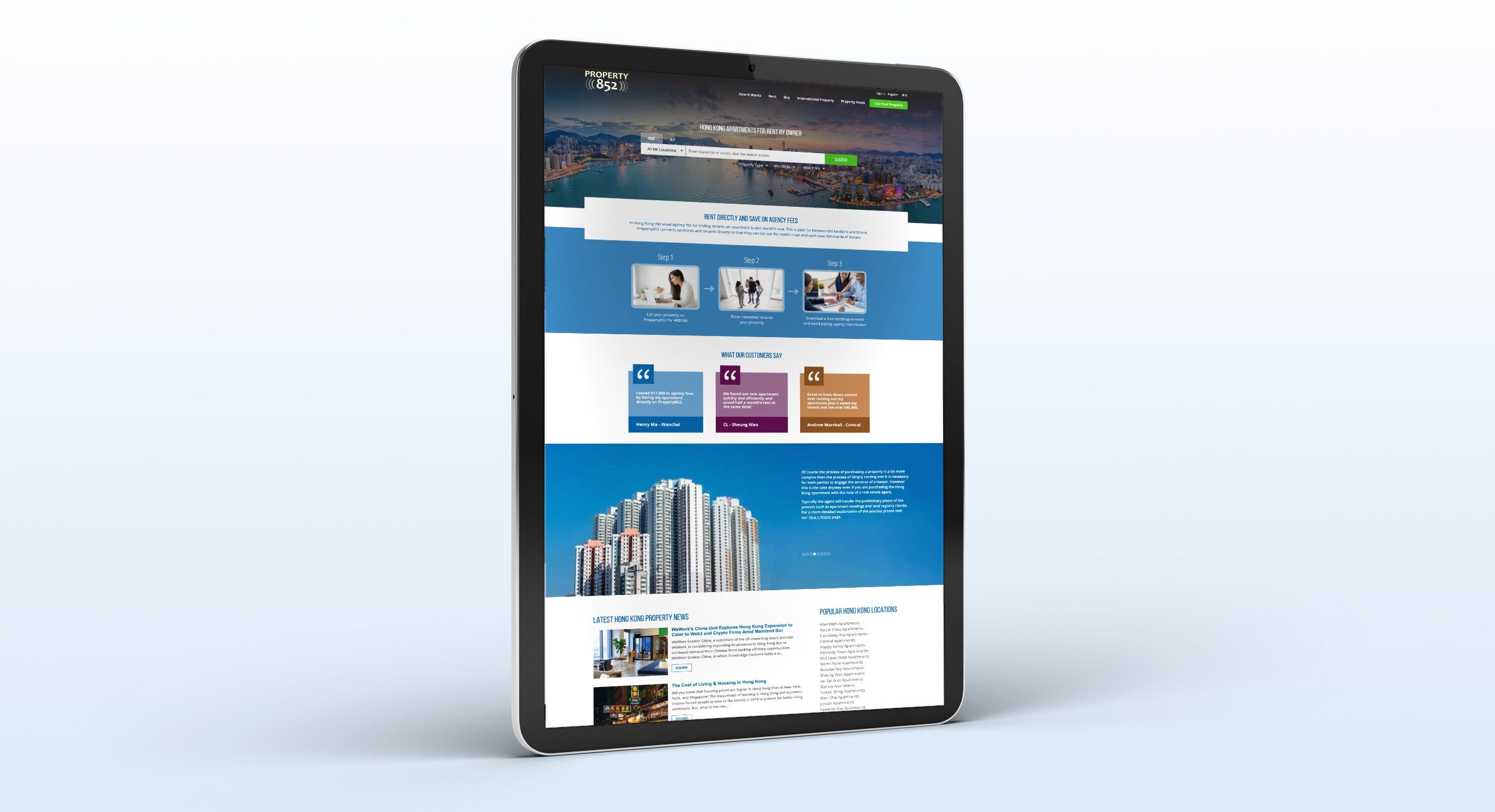 Property852 real estate platform