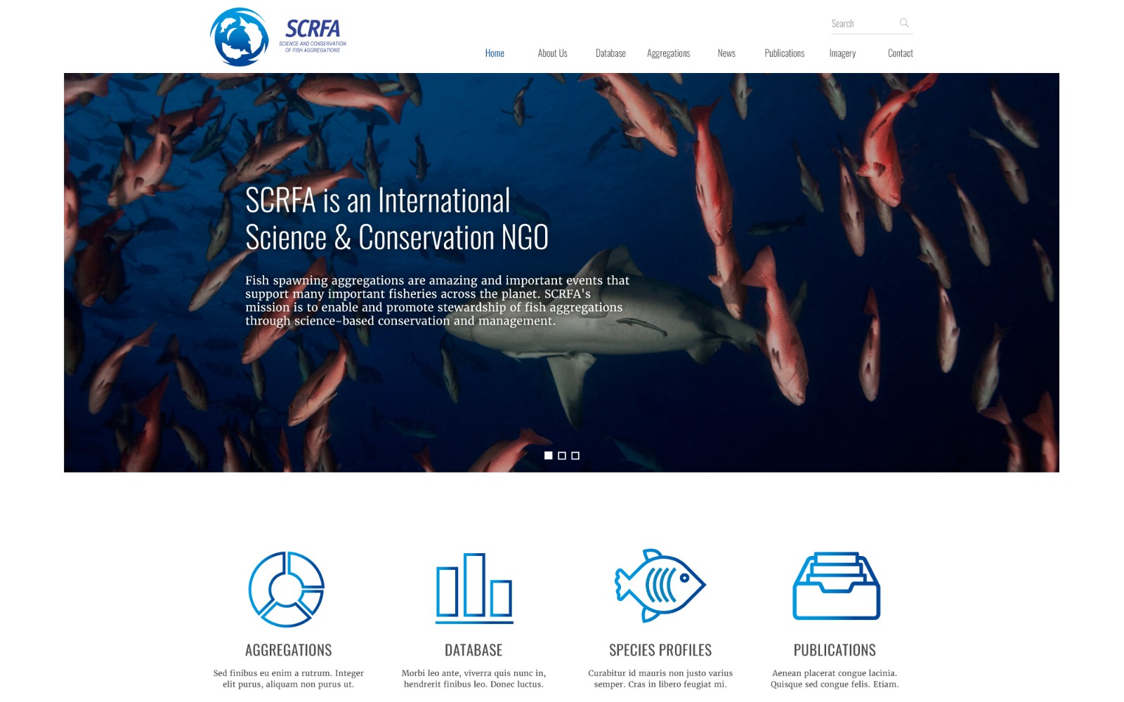 The SCRFA homepage