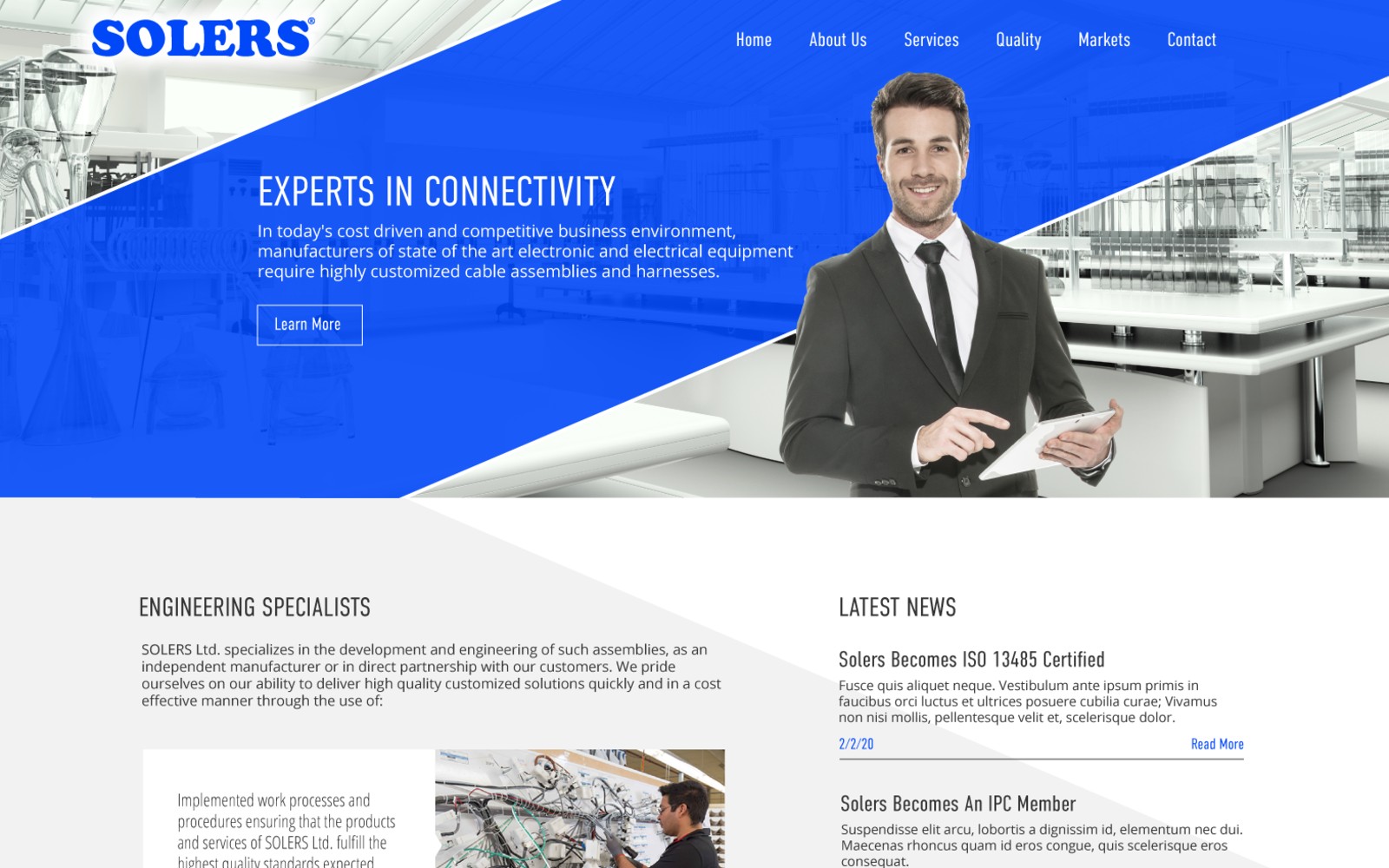 The Solers homepage