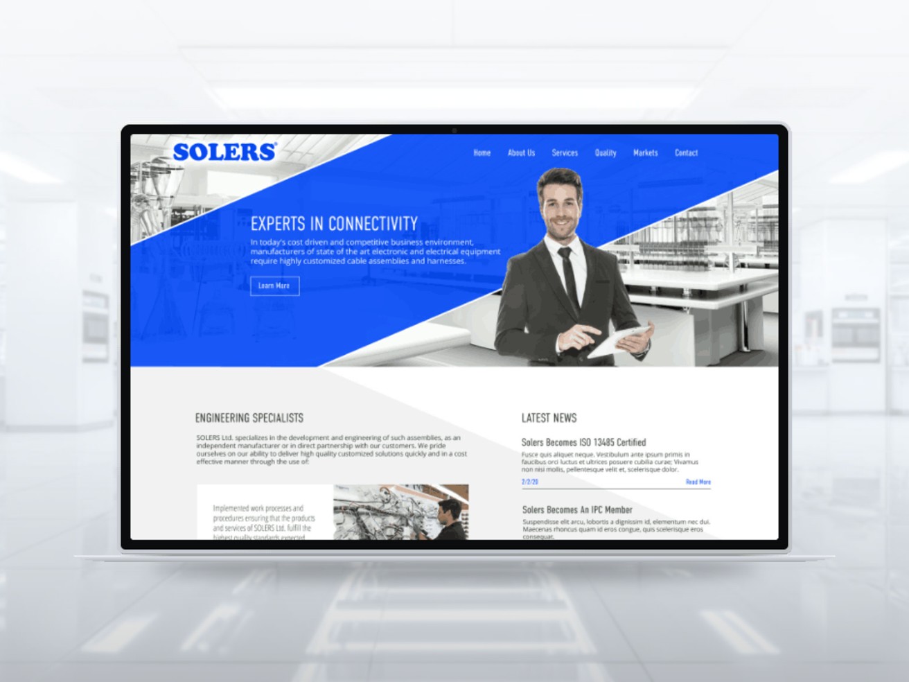 Solers engineering website