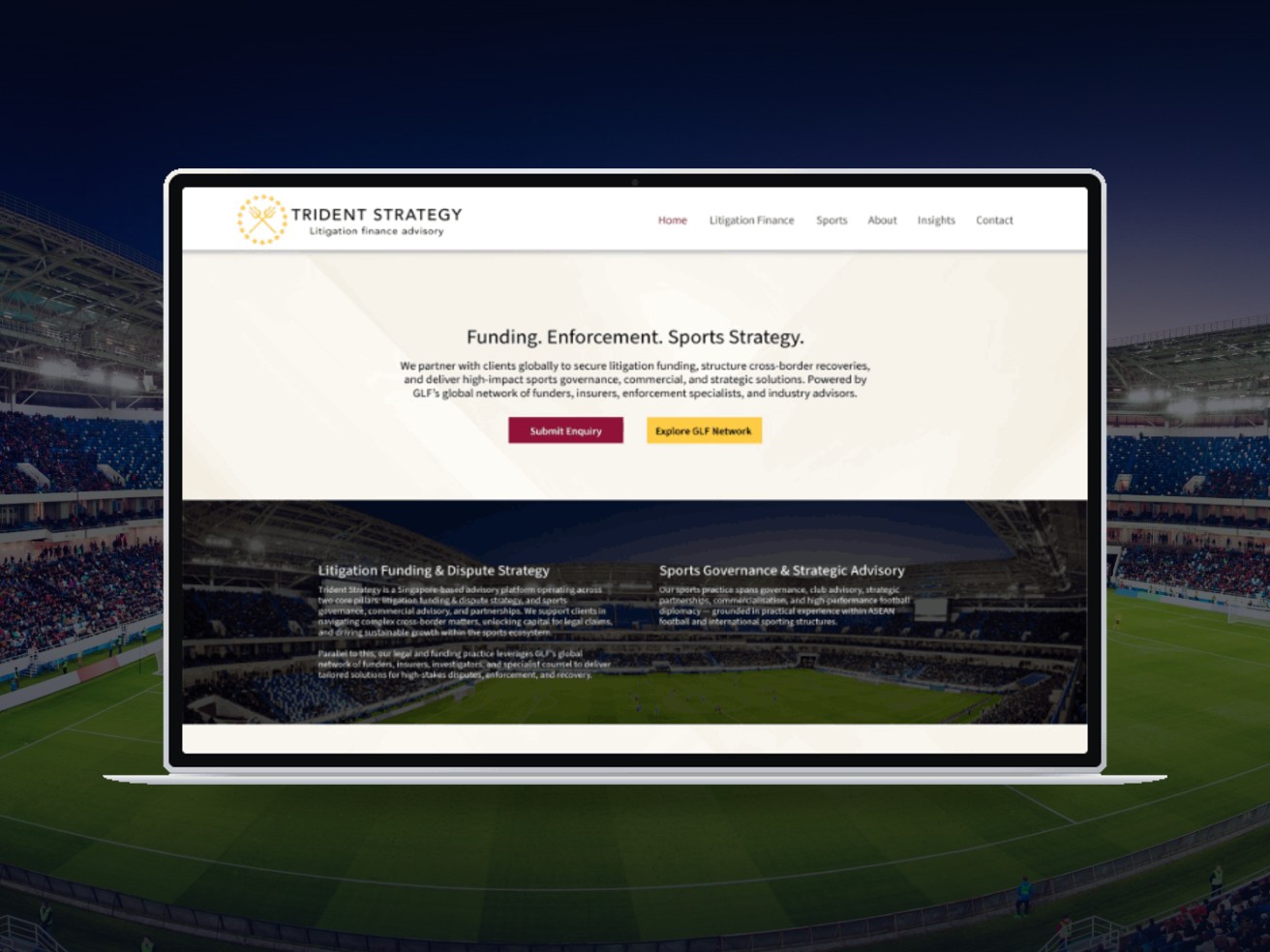 Trident Strategy website